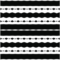  Seamless ethnic pattern.Abstract Geometric Pattern generative computational art illustration.Black and white pattern for wallpapers and backgrounds. 