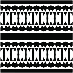  Seamless ethnic pattern.Abstract Geometric Pattern generative computational art illustration.Black and white pattern for wallpapers and backgrounds. 