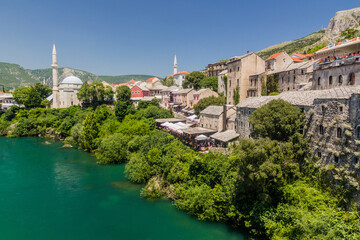 Fototapeta na wymiar Old town of Mostar. Bosnia and Herzegovina
