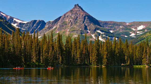 kayaking the lake