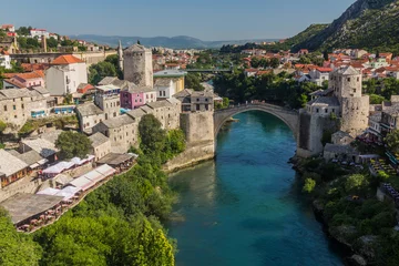 Papier Peint photo autocollant Stari Most Stari most (vieux pont) à Mostar. Bosnie Herzégovine