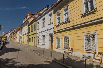 Fototapeta na wymiar Street in the center of Zagreb, Croatia