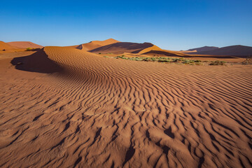 Sossusvlei sand dunes in Namibia, Africa