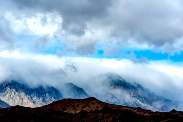 Clouds over Mountains, hills