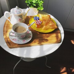 breakfast on the table