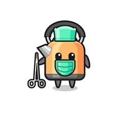 surgeon kettle mascot character