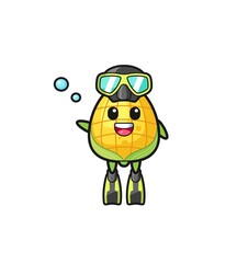 the corn diver cartoon character