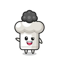 chef hat character as the afro boy