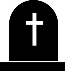 Tombstone vector icon. Grave icon.eps