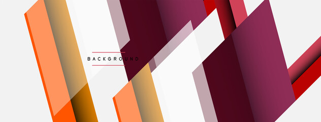 Background. Geometric diagonal square shapes and lines abstract composition. Vector illustration for wallpaper banner background or landing page