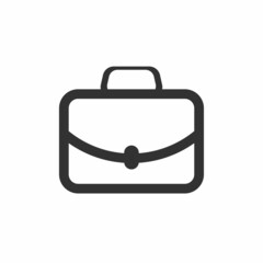 suitcase icon on a white background