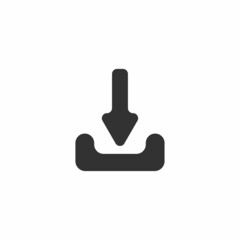 download icon on white background