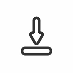 download icon on white background