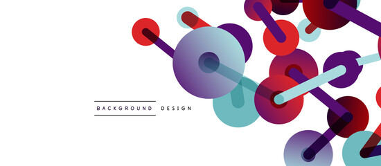 Network concept abstract background. Dots connection. Big data idea. Business template for wallpaper, banner, background or landing