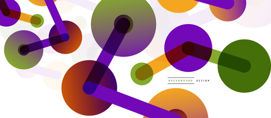 Network concept abstract background. Dots connection. Big data idea. Business template for wallpaper, banner, background or landing