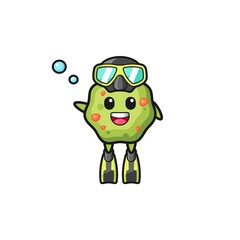 the puke diver cartoon character
