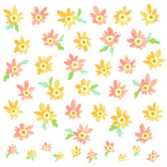 Obraz premium Abstract and impressive cute flower material,