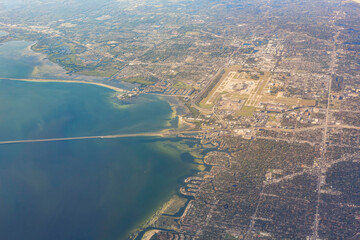 Aerial view of Tampa