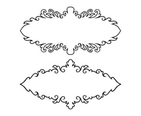 frame ornament decoration template doodle