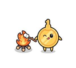 key character is burning marshmallow