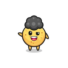 potato chip character as the afro boy