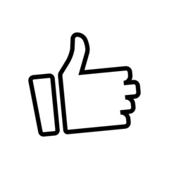 Thumbs up icon. Vector that can be used for evaluation, etc.