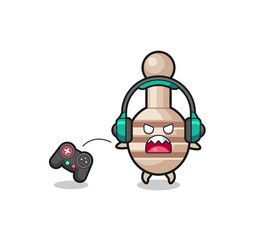 honey dipper gamer mascot is angry
