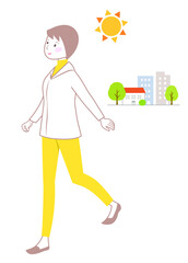 散歩で免疫力をアップ