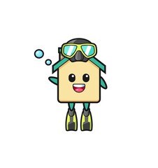 the house diver cartoon character