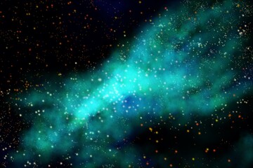 Teal nebula