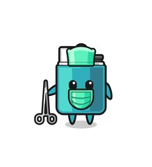 surgeon lighter mascot character