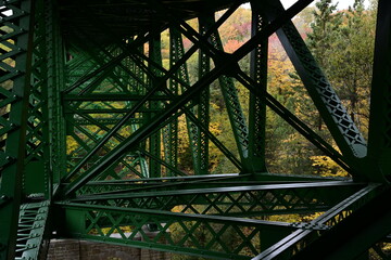 Fototapeta premium bridge in autumn