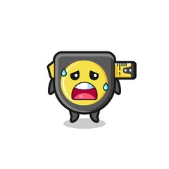 the fatigue cartoon of tape measure