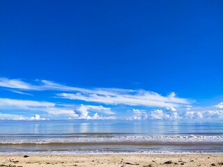 beach in the morning