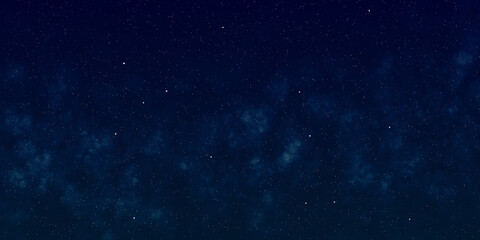 Universe filled with stars, nebula and galaxy. Night sky with star background.