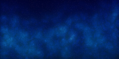 Universe filled with stars, nebula and galaxy. Night sky with star background.