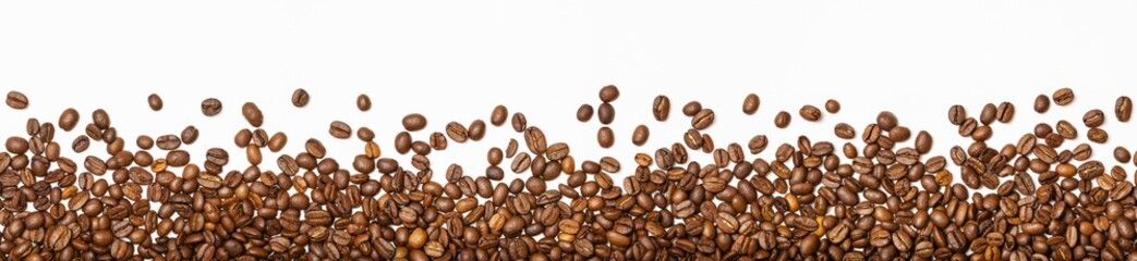 Background from fresh roasted aromatic coffee beans.