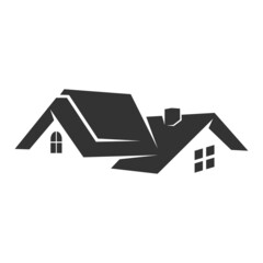 Real estate company icon Illustration Brand company