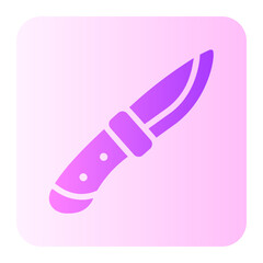 knife gradient icon