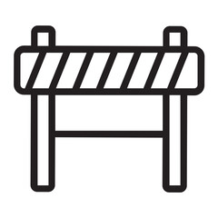 barrier line icon
