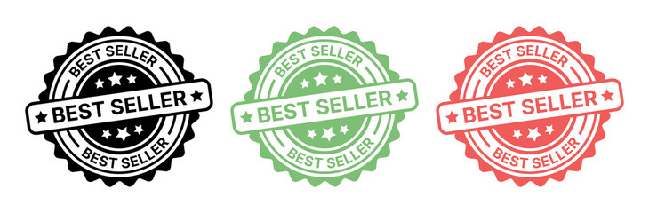 Best seller stamp on white background. Bestseller rubber stamp.