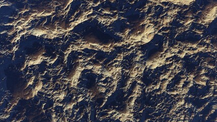 view from a beautiful planet, beautiful space background 3d render