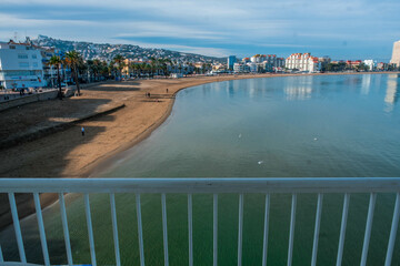 Peñiscola beach in the Spanish Mediterranean