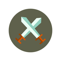 Obraz premium sword simple clipart vector