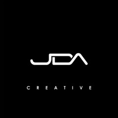 JDA Letter Initial Logo Design Template Vector Illustration