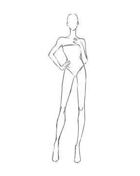 10,744 Fashion body sketch Vector Images | Depositphotos