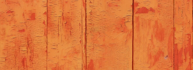 Fototapeta Naturalne Tło starych obdartych z farby drzwi z drewnianych desek. Brązowo rude tło.
 obraz