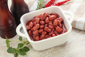 Red bean in tomato sauce
