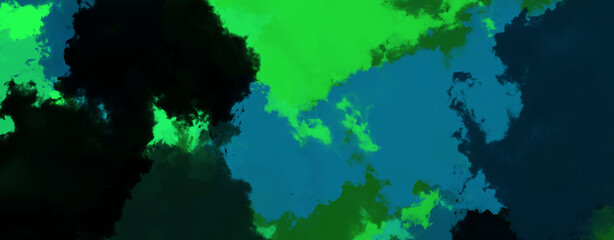 colors: turquoise and lime. windstorm, climate,  paint,  digital,  acrylic,  drawing. 