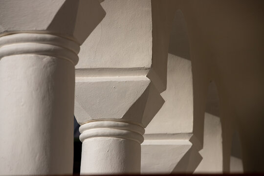 architectural details at the Agapia monastery - Romania